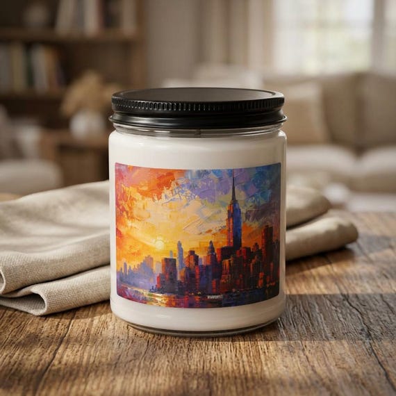 NYC Skyline Soy Wax Candle