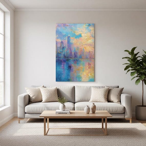 Chicago Skyline Perspectives Canvas Wall Art