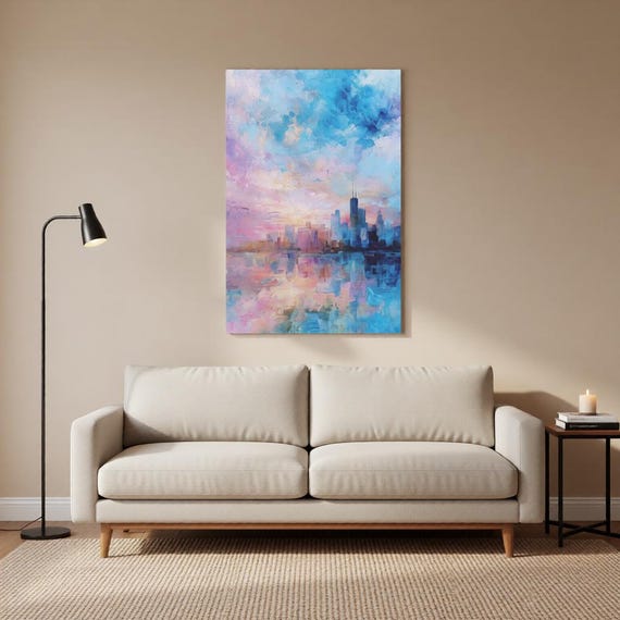 Chicago Skyline Horizon Metal Wall Art