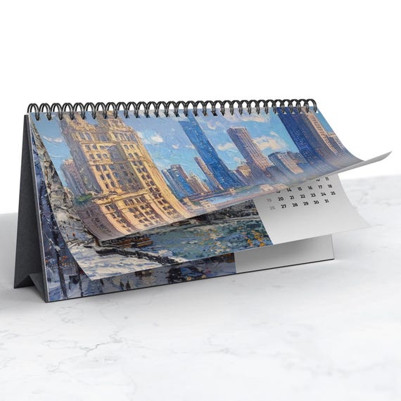 Chicago 2027 Desk Calendar