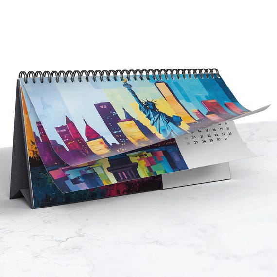 New York 2027 Desk Calendar
